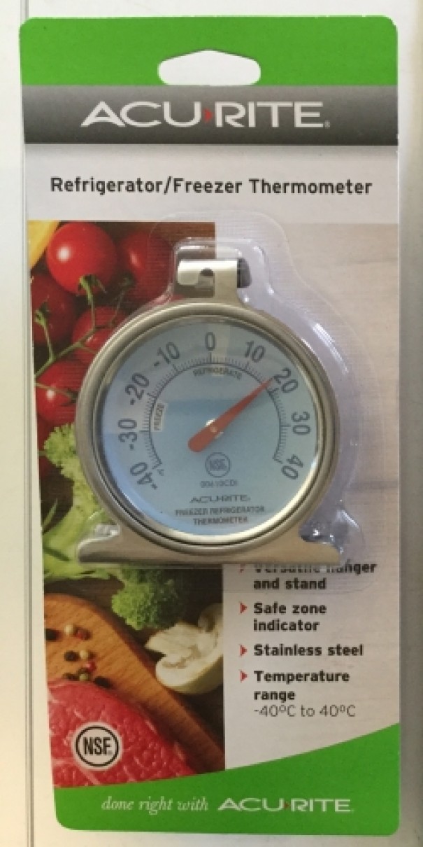 Examples of thermometers that could be used to verify freezer temperature 1