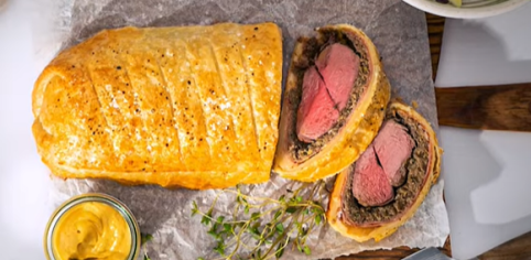 Venison wellington